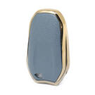 Nano Gold Leather Cover Peugeot Remote Key 3B Gray PG-A13J | MK3 -| thumbnail