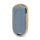 Nano Gold Leather Cover Buick Remote Key 3B Gray BK-A13J4 | MK3 -| thumbnail