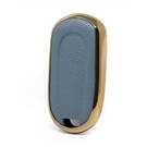 Nano Gold Leather Cover Buick Remote Key 4B Gray BK-A13J5 | MK3 -| thumbnail