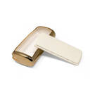 New Aftermarket Nano High Quality Gold Leather Cover For Trumpchi Remote Key 5 Buttons White Color CQ-A13J | Emirates Keys -| thumbnail