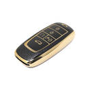 Nueva cubierta de cuero dorado de alta calidad Nano del mercado de accesorios para llave remota Trumpchi 5 botones Color negro CQ-B13J | Cayos de los Emiratos -| thumbnail