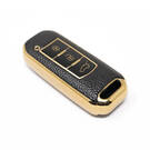 Nueva Funda de cuero dorado de alta calidad Nano del mercado de accesorios para llave remota Trumpchi 3 botones Color negro CQ-C13J | Cayos de los Emiratos -| thumbnail