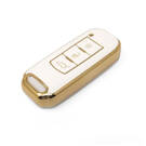 Nueva funda de cuero dorado Nano de alta calidad para mando a distancia Trumpchi, 3 botones, CQ-C13J de Color blanco | Cayos de los Emiratos -| thumbnail