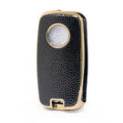 Funda de cuero Nano Gold para Dongfeng Flip Key 3B negro DF-A13J | MK3 -| thumbnail