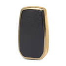 Nano Gold Leather Cover For Toyota Key 2B Black TYT-A13J2 | MK3 -| thumbnail