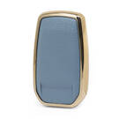 Nano Gold Leather Cover For Toyota Key 2B Gray TYT-A13J2H | MK3 -| thumbnail