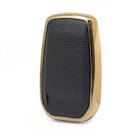 Nano Gold Leather Cover For Toyota Key 3B Black TYT-A13J3H| MK3 -| thumbnail