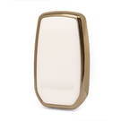 Nano Gold Leather Cover For Toyota Key 3B White TYT-A13J3H| MK3 -| thumbnail