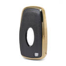 Nano Gold Leather Cover Ford Remote Key 4B Black Ford-B13J4 | MK3 -| thumbnail