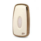 Cover in pelle Nano Gold Chiave telecomando Ford 4B Bianca Ford-B13J4 | MK3 -| thumbnail