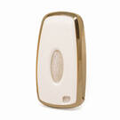 Cover in pelle Nano Gold Chiave telecomando Ford 5B Bianca Ford-B13J5 | MK3 -| thumbnail