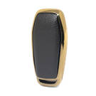 Housse en cuir Nano doré pour clé télécommande Ford 3B noir Ford-C13J3 | MK3 -| thumbnail