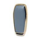 Nano Gold Leather Cover Ford Remote Key 3B Gray Ford-C13J3 | MK3 -| thumbnail