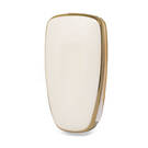 Cover in pelle Nano Gold Ford Flip Key 3B Bianca Ford-E13J | MK3 -| thumbnail