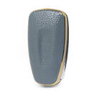 Nano Gold Leather Cover Ford Flip Key 3B Gray Ford-E13J | MK3 -| thumbnail