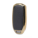 Nano Gold Leather Cover Ford Remote Key 3B Black Ford-H13J3 | MK3 -| thumbnail