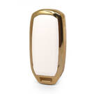 Cover in pelle Nano Gold Chiave telecomando Ford 3B Bianca Ford-H13J3 | MK3 -| thumbnail