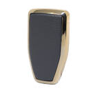Nano Gold Leather Cover For Hongqi Key 4B Black HQ-A13J4B | MK3 -| thumbnail