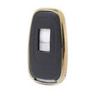 Funda de cuero Nano Gold para Hongqi Key 4B negro HQ-B13J | MK3 -| thumbnail
