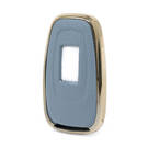Funda de cuero Nano Gold para Hongqi Key 4B gris HQ-B13J | MK3 -| thumbnail