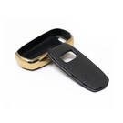 New Aftermarket Nano High Quality Gold Leather Cover For Geely Remote Key 3 Buttons Black Color GL-A13J | Emirates Keys -| thumbnail