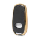 Nano Gold Leather Cover Geely Remote Key 3B Black GL-A13J | MK3 -| thumbnail