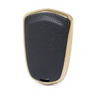 Couverture en cuir Nano Gold Cadillac Key 4B Noir CDLC-A13J4 | MK3 -| thumbnail