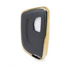 Housse en cuir Nano Gold pour clé Cadillac 5B noir CDLC-B13J | MK3 -| thumbnail