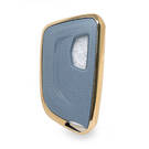 Funda de cuero Nano Gold Cadillac Key 5B Gris CDLC-B13J | MK3 -| thumbnail