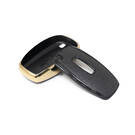 New Aftermarket Nano High Quality Gold Leather Cover For Lincoln Remote Key 4 Buttons Black Color LCN-A13J | Emirates Keys -| thumbnail