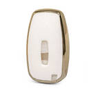 Nano Gold Leather Cover For Lincoln Key 4B White LCN-A13J | MK3 -| thumbnail