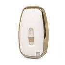 Cover in pelle Nano Gold per Lincoln Key 4B Bianca LCN-A13J | MK3 -| thumbnail