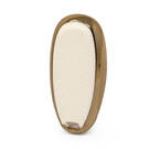 Nano Gold Leather Cover For Suzuki Key 2B White SZK-A13J3A | MK3 -| thumbnail