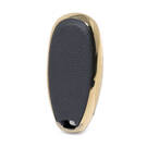 Capa de couro nano dourada para Suzuki Key 3B preta SZK-A13J3B | MK3 -| thumbnail