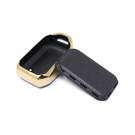 New Aftermarket Nano High Quality Gold Leather Cover For Suzuki Remote Key 2 Buttons Black Color SZK-C13J | Emirates Keys -| thumbnail