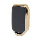 Capa de couro nano dourada para Suzuki Key 2B preta SZK-C13J | MK3 -| thumbnail