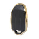 Funda de Cuero Nano Gold para Lynk & Co Key 4B Negro LC-A13J | MK3 -| thumbnail