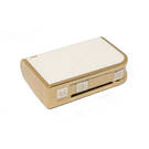 Nueva funda de cuero dorado Nano de alta calidad para mando a distancia Lynk & Co, 3 botones, Color blanco, LC-B13J | Cayos de los Emiratos -| thumbnail