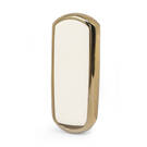 Nano Gold Leather Cover Mazda Remote Key 3B White MZD-A13J3 | MK3 -| thumbnail