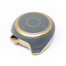Nueva funda de cuero dorado Nano de alta calidad para mando a distancia Neta, 3 botones, NT-A13J de Color gris | Cayos de los Emiratos -| thumbnail