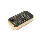 Nuova cover in pelle dorata aftermarket Nano di alta qualità per chiave remota Chery 3 pulsanti colore nero CR-A13J | Chiavi degli Emirati -| thumbnail