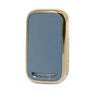 Housse en cuir Nano Gold pour clé télécommande Chery 3B gris CR-A13J | MK3 -| thumbnail
