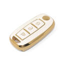 Nueva funda de cuero dorado Nano de alta calidad para mando a distancia Venucia, 3 botones, Color blanco, VNC-A13J | Cayos de los Emiratos -| thumbnail