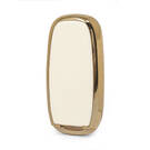 Funda de cuero Nano Gold para Venucia Key 3B White VNC-A13J | MK3 -| thumbnail