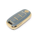 Nueva funda de cuero dorado Nano de alta calidad para mando a distancia Venucia, 3 botones, Color gris, VNC-A13J | Cayos de los Emiratos -| thumbnail