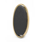 Funda de cuero Nano Gold para llave Nissan 3B negra NS-A13J3A | MK3 -| thumbnail