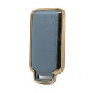 Nano Gold Leather Cover Mitsubishi Key 3B Gray MSB-A13J | MK3 -| thumbnail