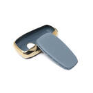 New Aftermarket Nano High Quality Gold Leather Cover For Subaru Remote Key 3 Buttons Gray Color SBR-A13J | Emirates Keys -| thumbnail