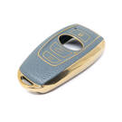 Кожаный чехол Nano Gold для Subaru Key 3B Grey SBR-A13J | МК3 -| thumbnail