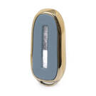 Capa de couro Nano Gold Tesla Remote Key 3B cinza TSL-A13J | MK3 -| thumbnail